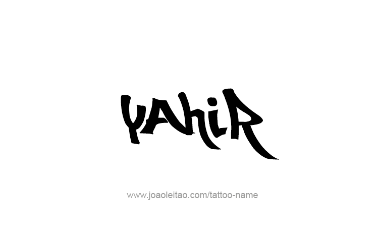 Tattoo Design  Name Yahir   