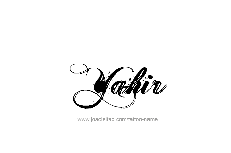 Tattoo Design  Name Yahir   