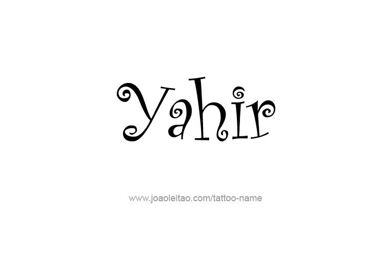 Tattoo Design  Name Yahir   