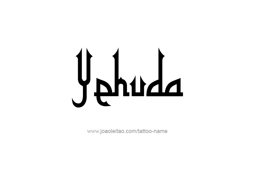 Tattoo Design  Name Yehuda   