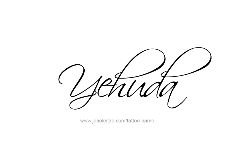 Tattoo Design  Name Yehuda   