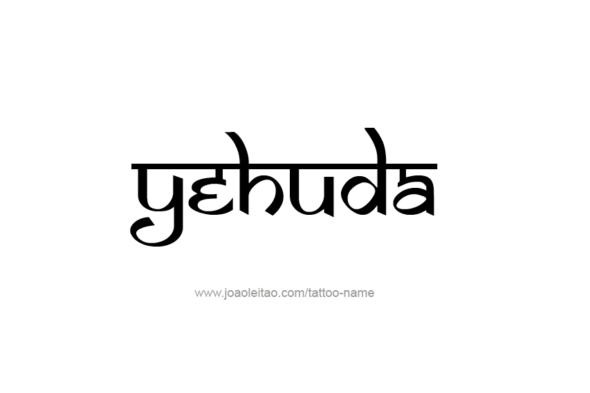 Tattoo Design  Name Yehuda   