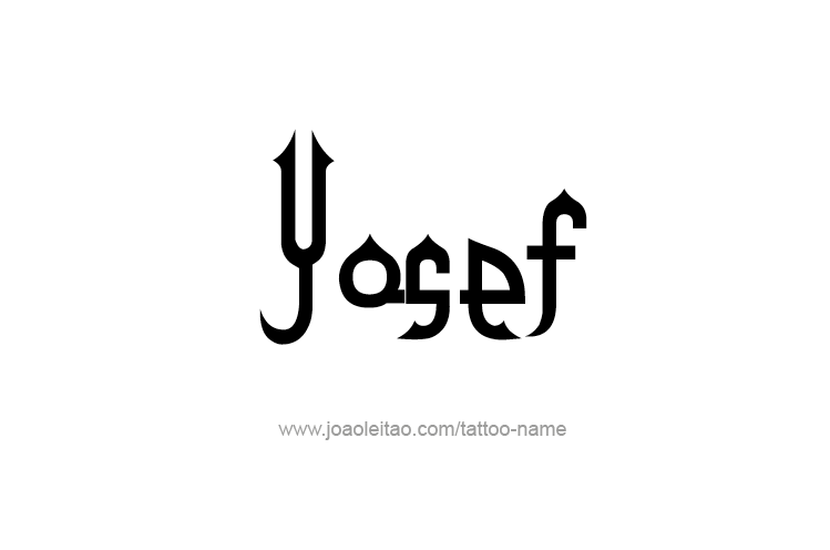 Tattoo Design  Name Yosef   