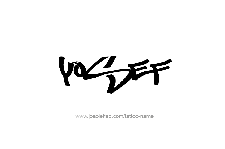 Tattoo Design  Name Yosef   