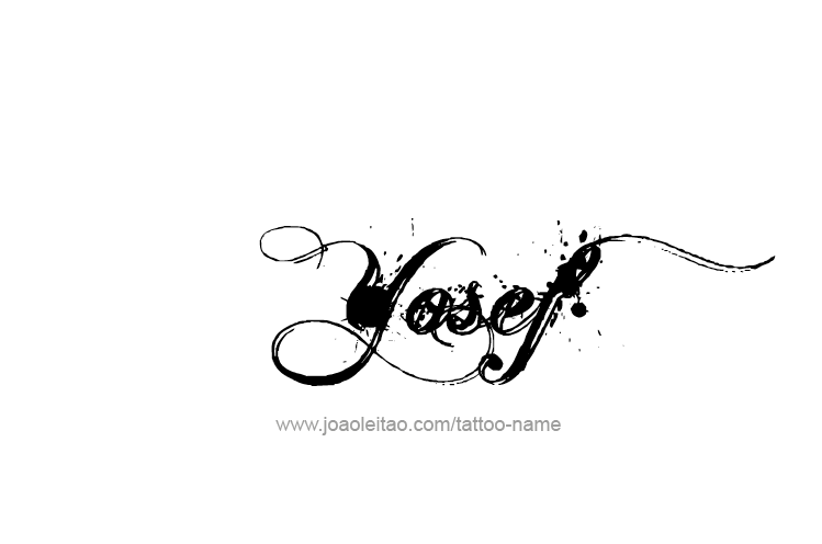 Tattoo Design  Name Yosef   