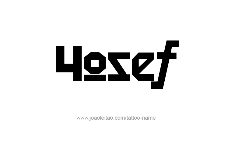 Tattoo Design  Name Yosef   