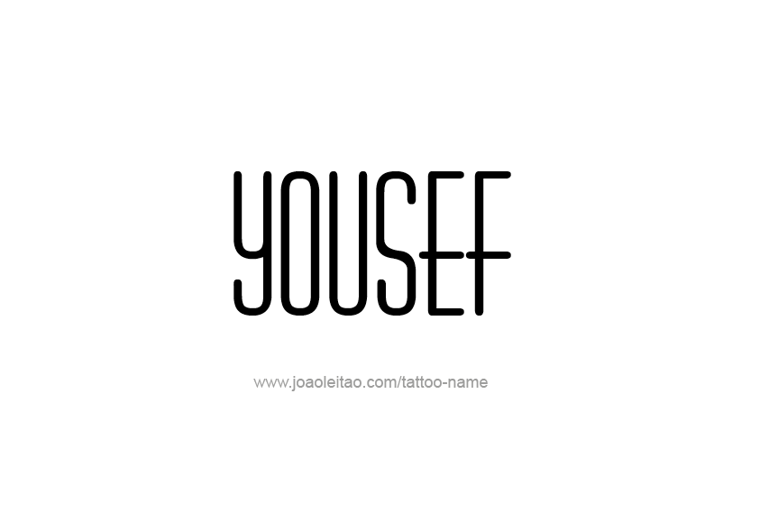 Tattoo Design  Name Yousef   