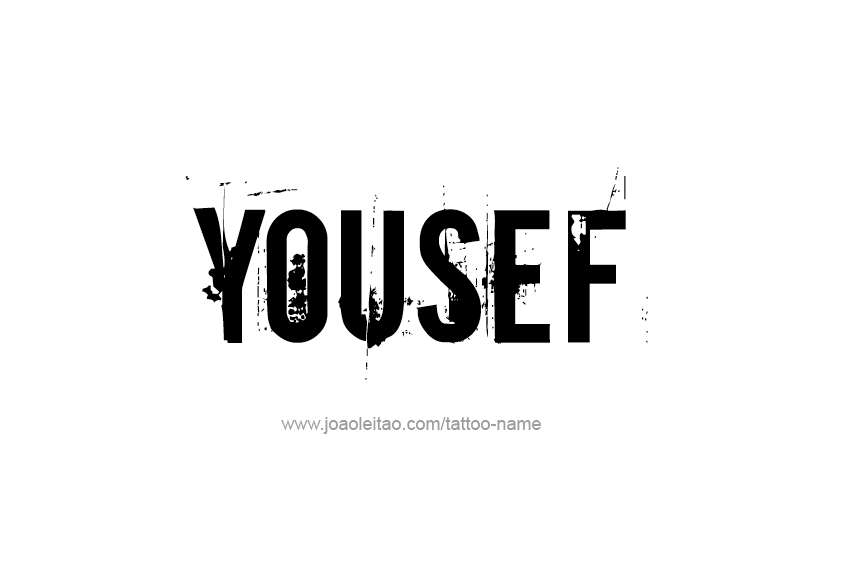 Tattoo Design  Name Yousef   