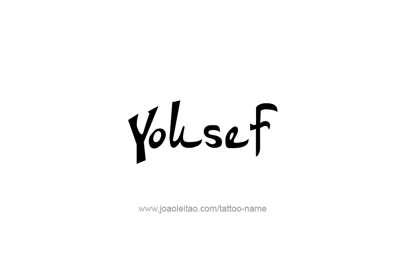 Tattoo Design  Name Yousef   