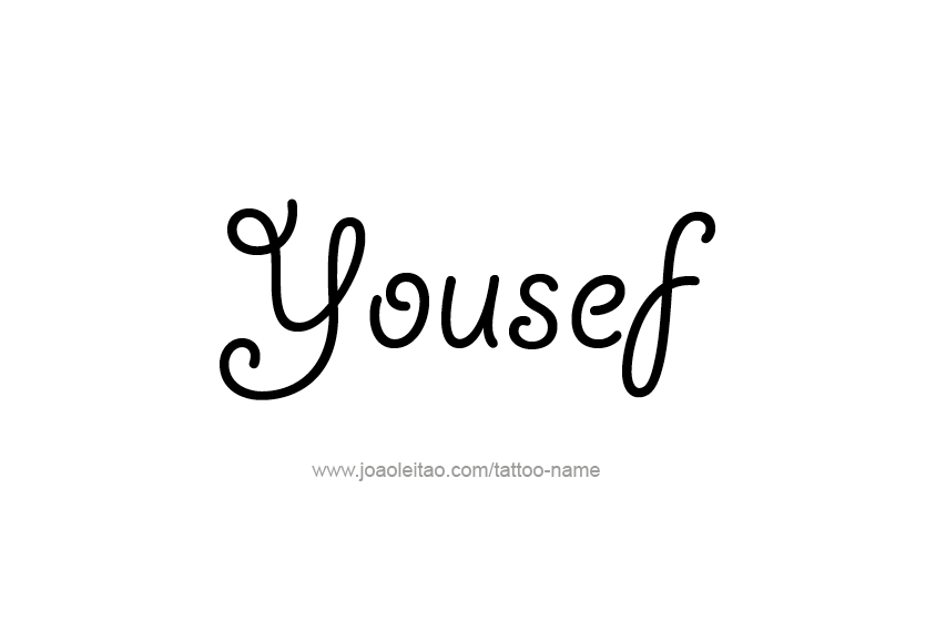 Tattoo Design  Name Yousef   