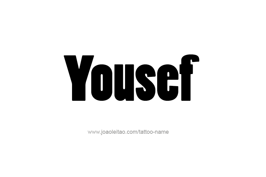 Tattoo Design  Name Yousef   