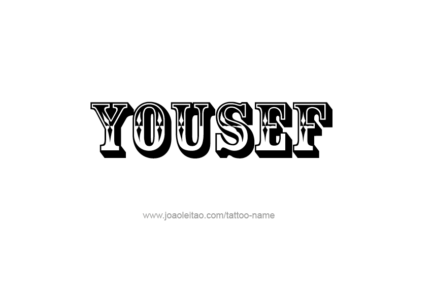 Tattoo Design  Name Yousef   