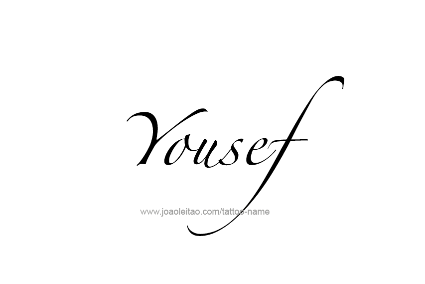 Tattoo Design  Name Yousef   