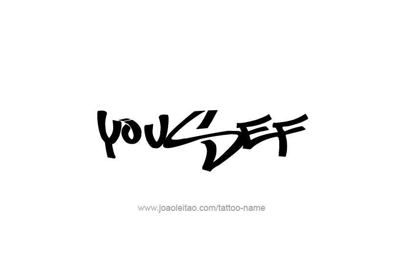 Tattoo Design  Name Yousef   