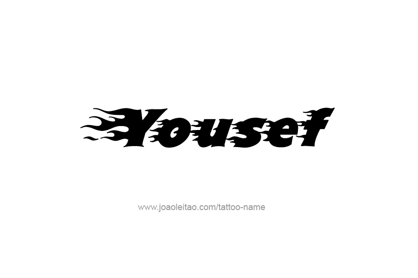 Tattoo Design  Name Yousef   