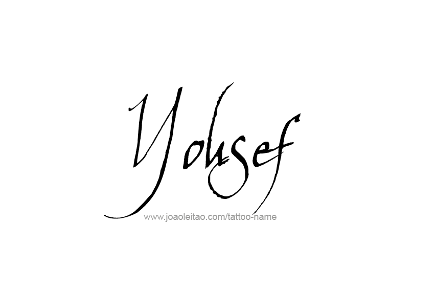 Tattoo Design  Name Yousef   