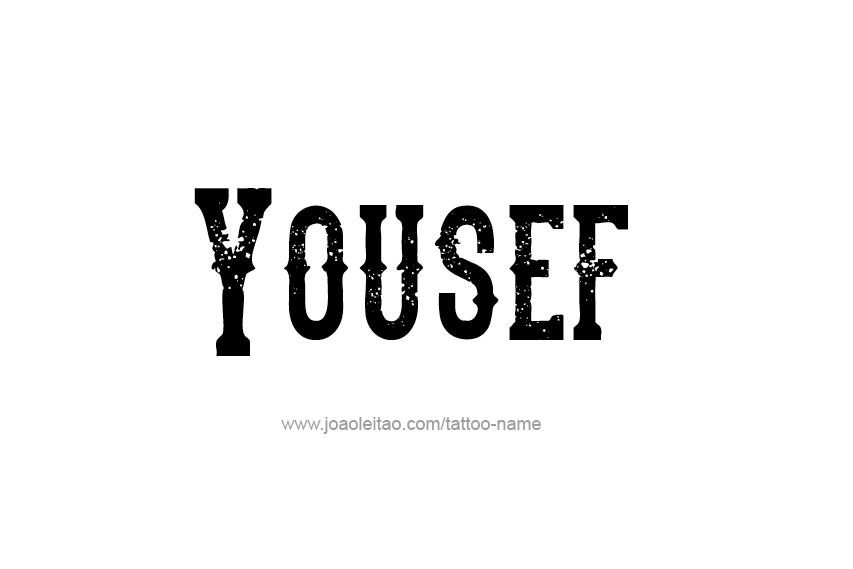 Tattoo Design  Name Yousef   