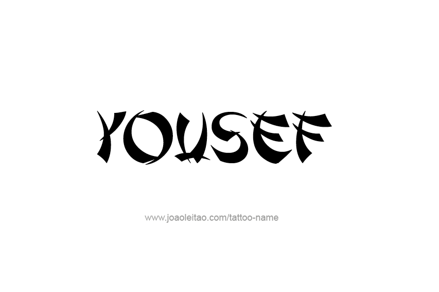 Tattoo Design  Name Yousef