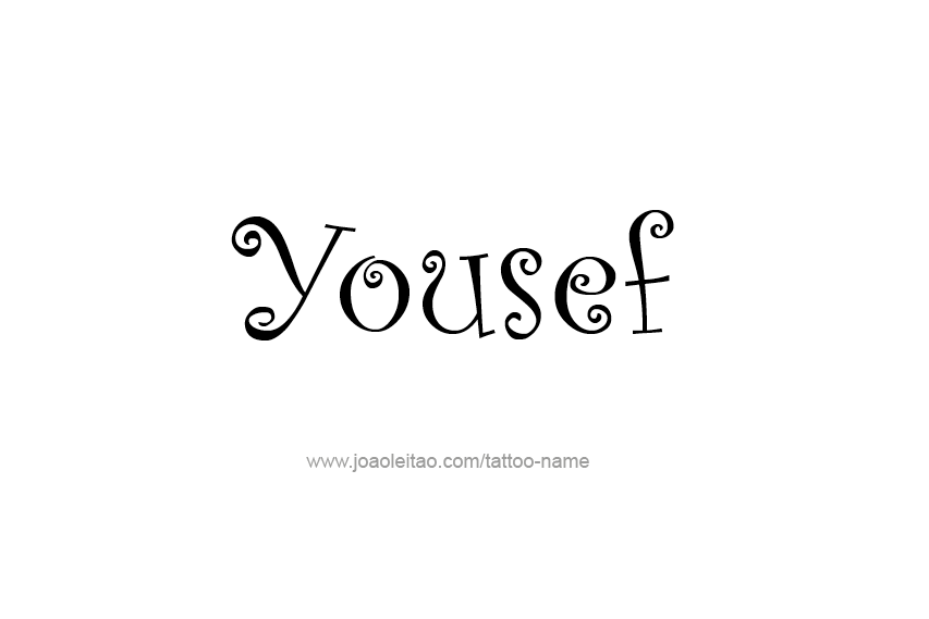 Tattoo Design  Name Yousef   