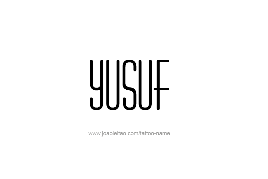 Tattoo Design  Name Yusuf   