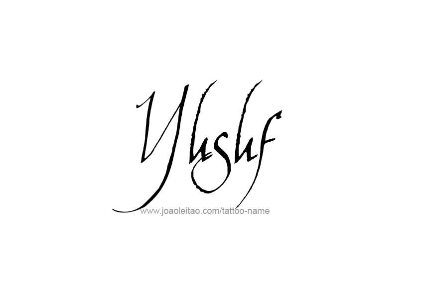 Tattoo Design  Name Yusuf   