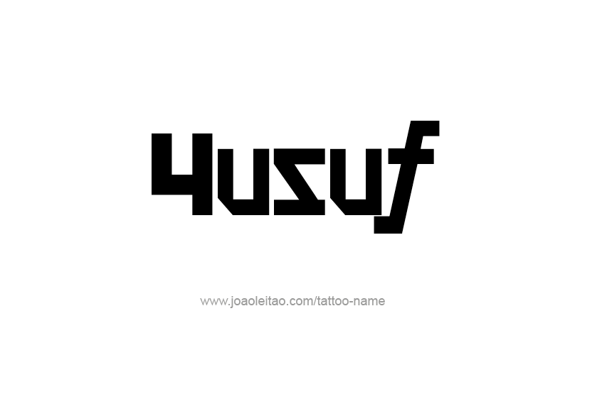 Tattoo Design  Name Yusuf   