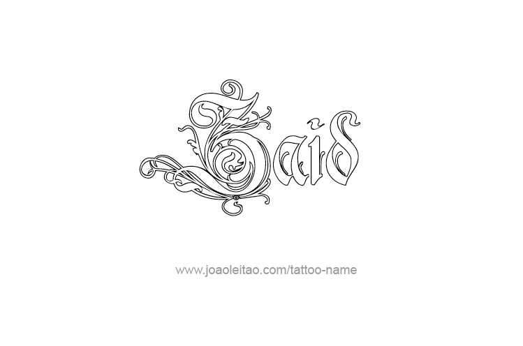 Tattoo Design  Name Zaid   