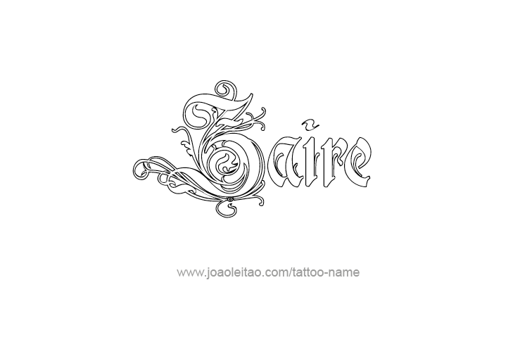 Tattoo Design  Name Zaire   