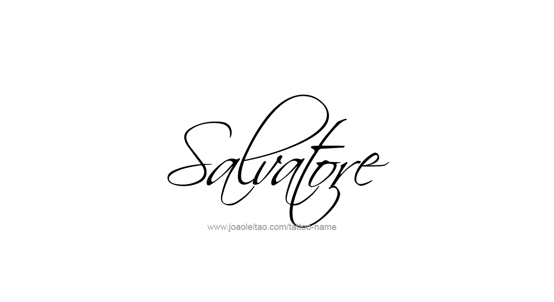 Tattoo Design  Name Salvatore   