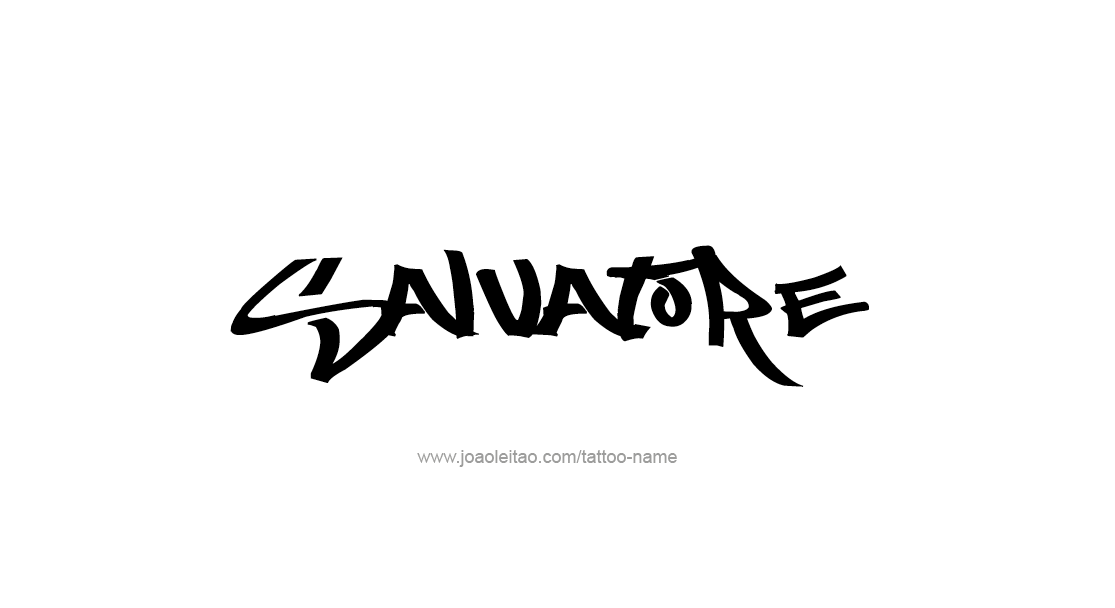 Tattoo Design  Name Salvatore   