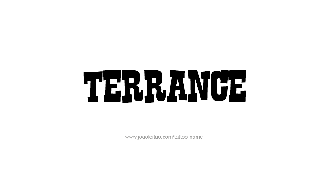 Tattoo Design  Name Terrance   