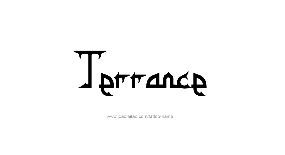 Tattoo Design  Name Terrance   