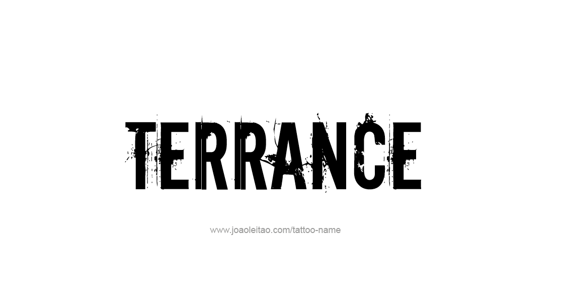 Tattoo Design  Name Terrance   