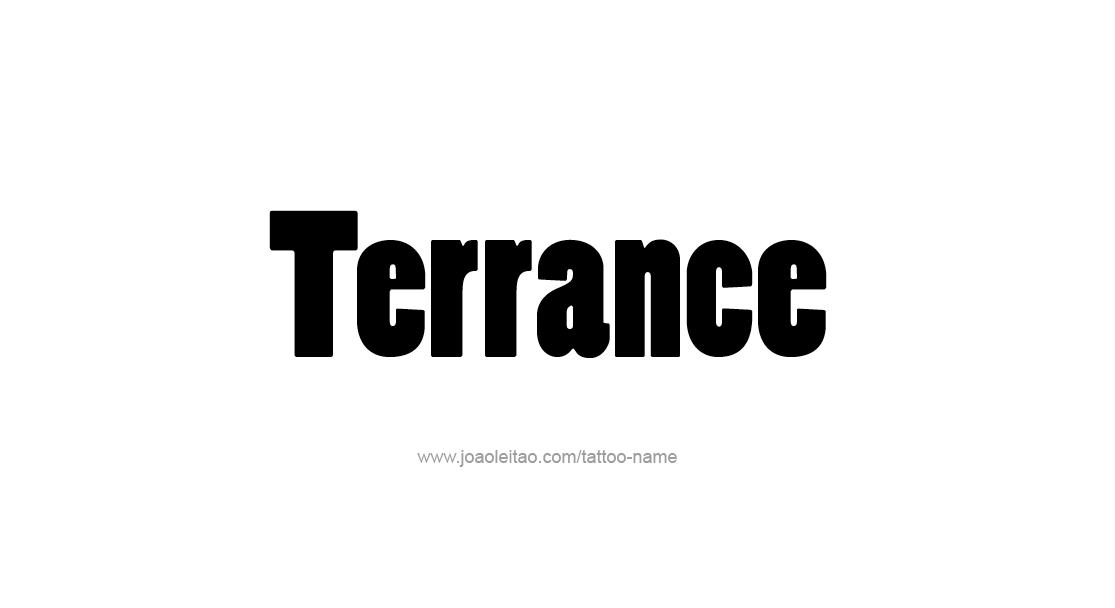 Tattoo Design  Name Terrance   