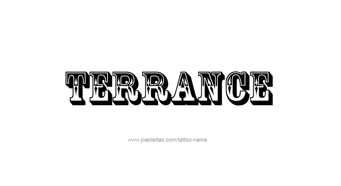 Tattoo Design  Name Terrance   