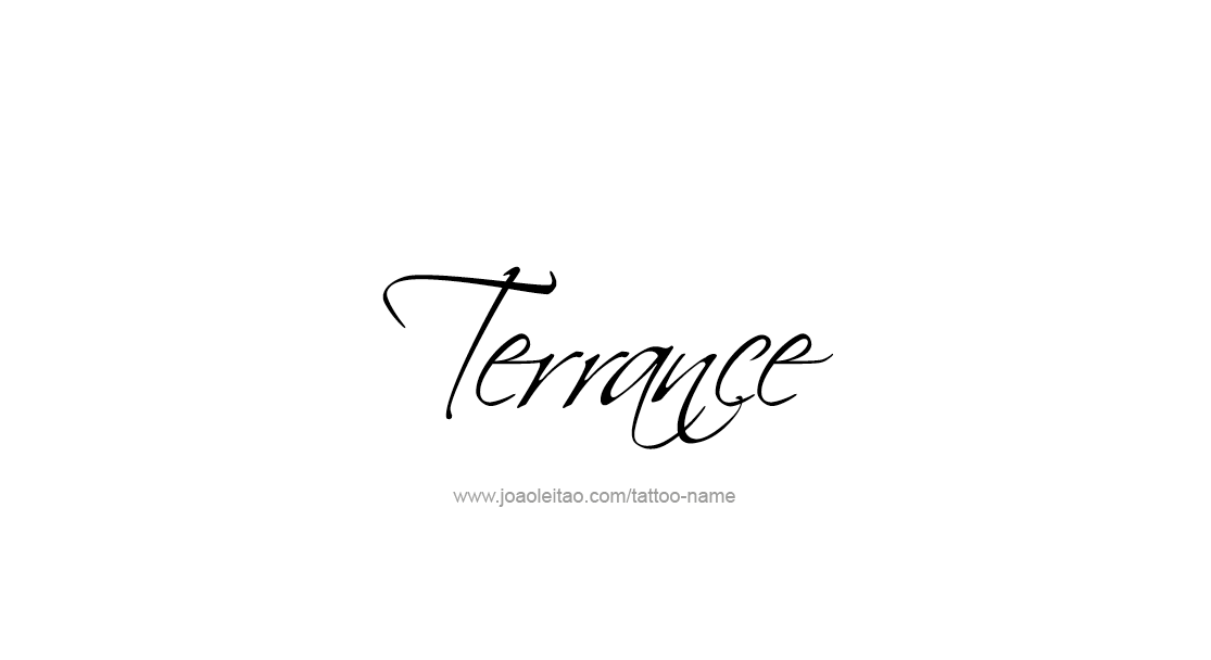 Tattoo Design  Name Terrance   