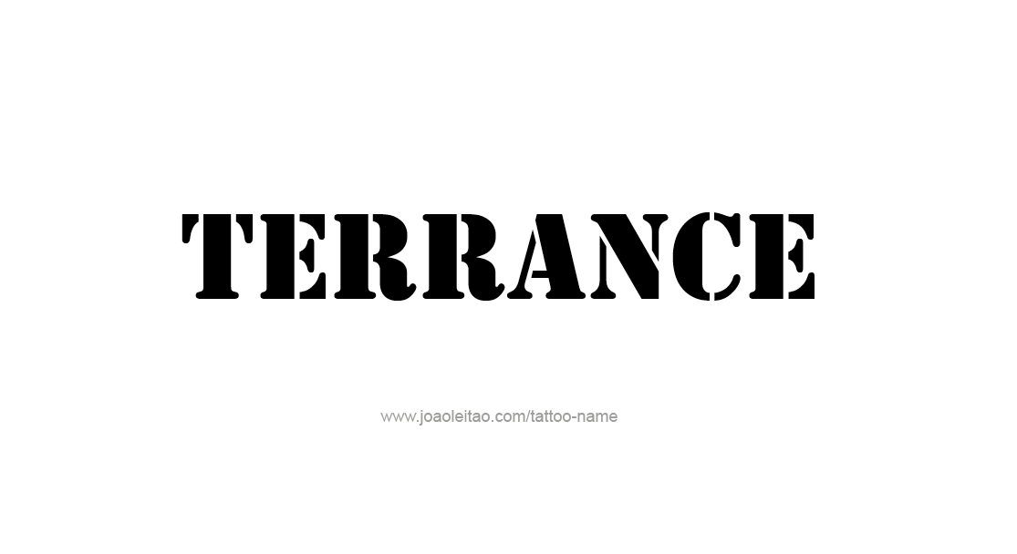 Tattoo Design  Name Terrance   