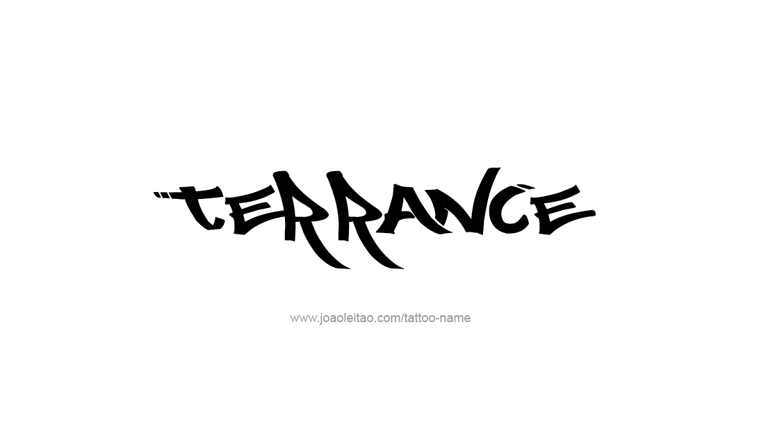 Tattoo Design  Name Terrance   