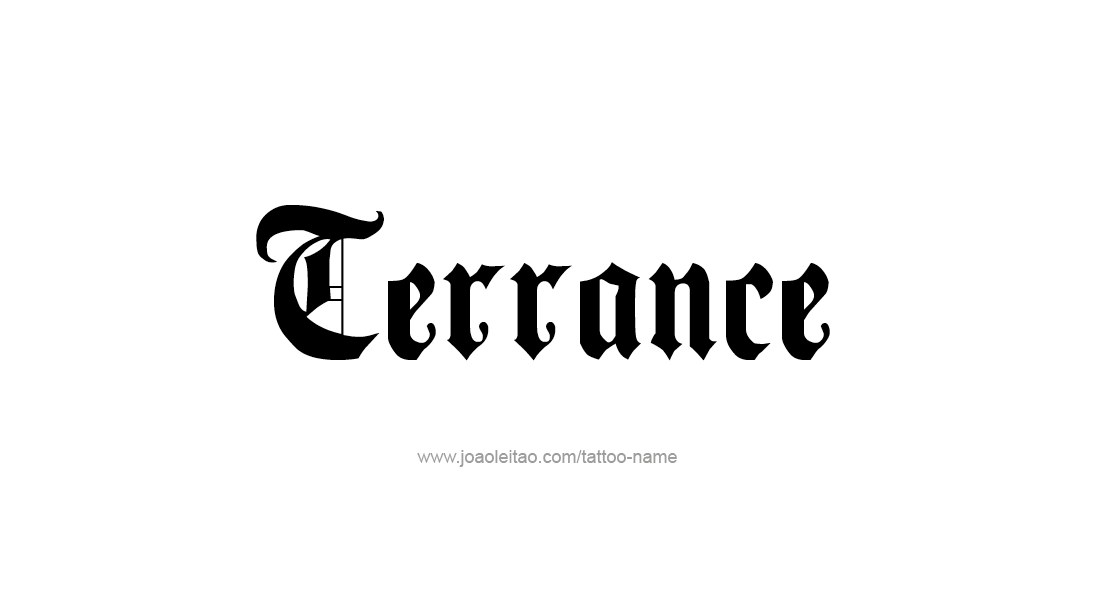 Tattoo Design  Name Terrance   