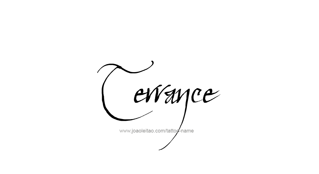 Tattoo Design  Name Terrance   