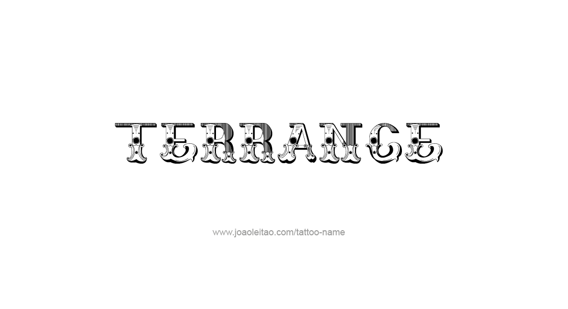 Tattoo Design  Name Terrance   