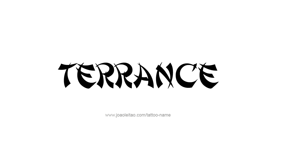 Tattoo Design  Name Terrance