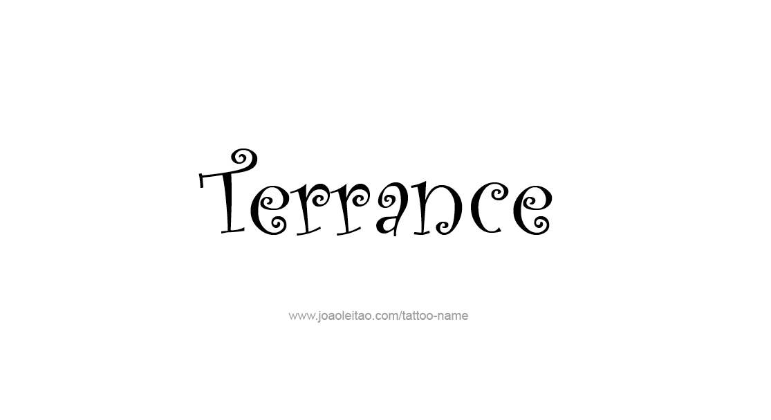 Tattoo Design  Name Terrance   