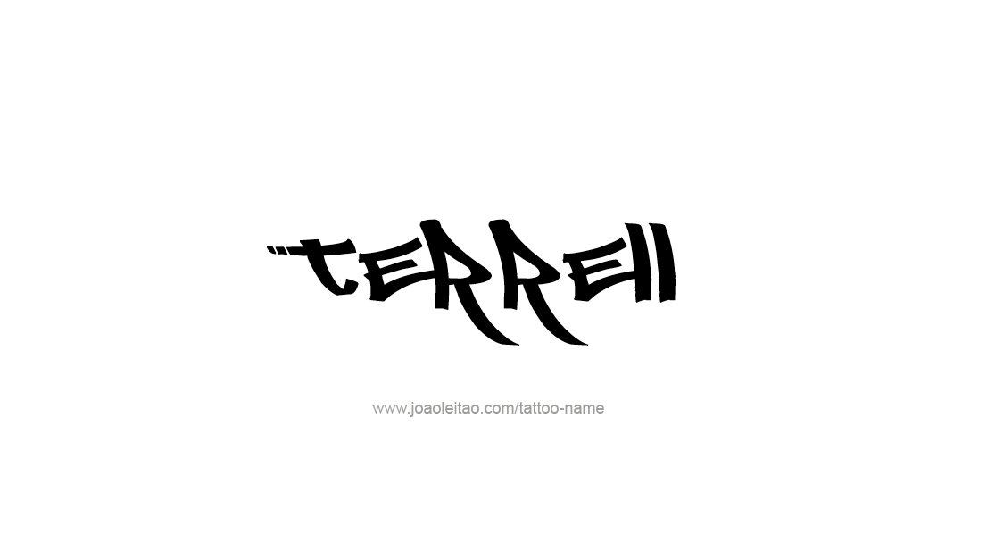 Tattoo Design  Name Terrell   