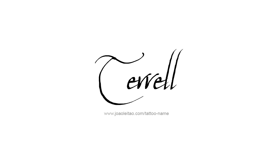 Tattoo Design  Name Terrell   