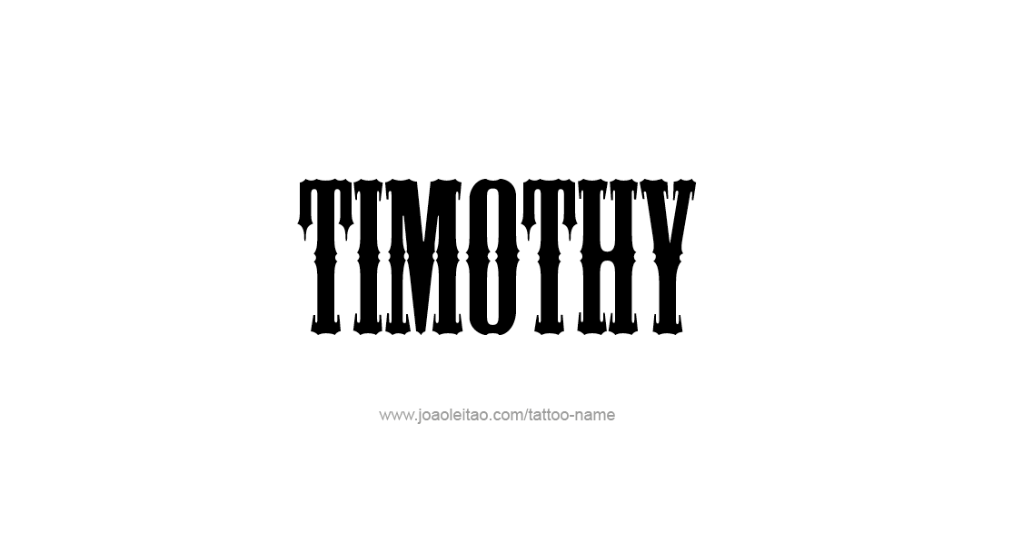 Timothy Name Tattoo Designs
