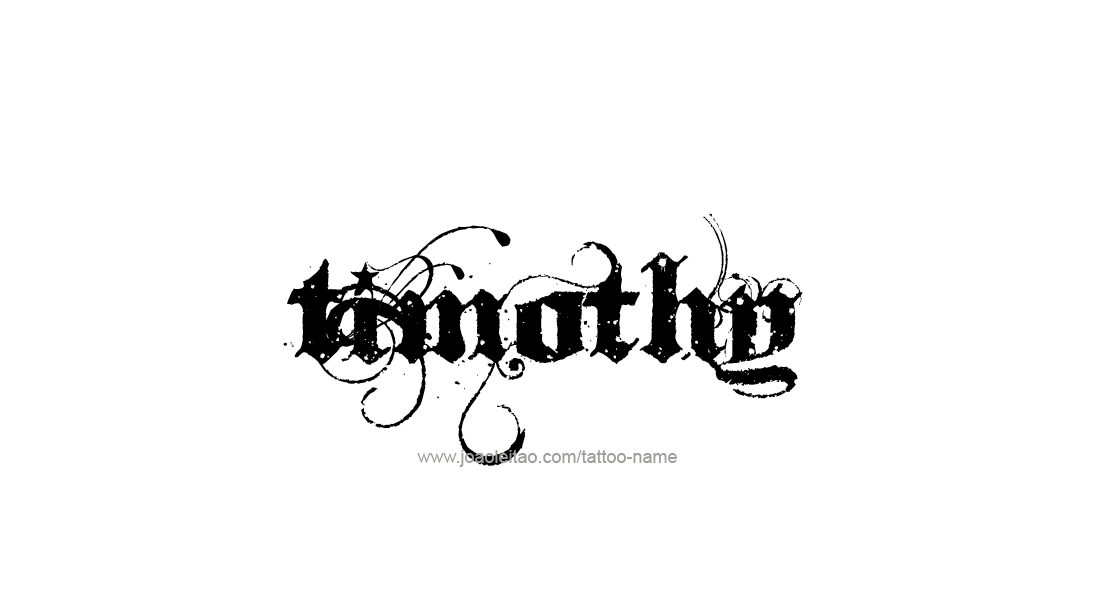 Tattoo Design  Name Timothy   