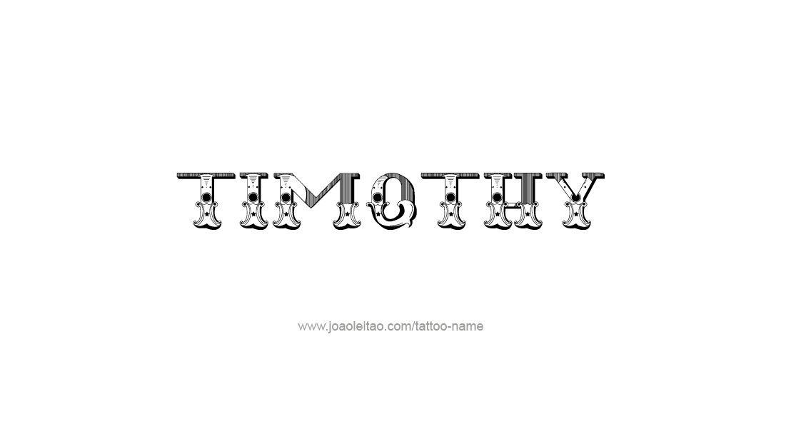 Tattoo Design  Name Timothy   