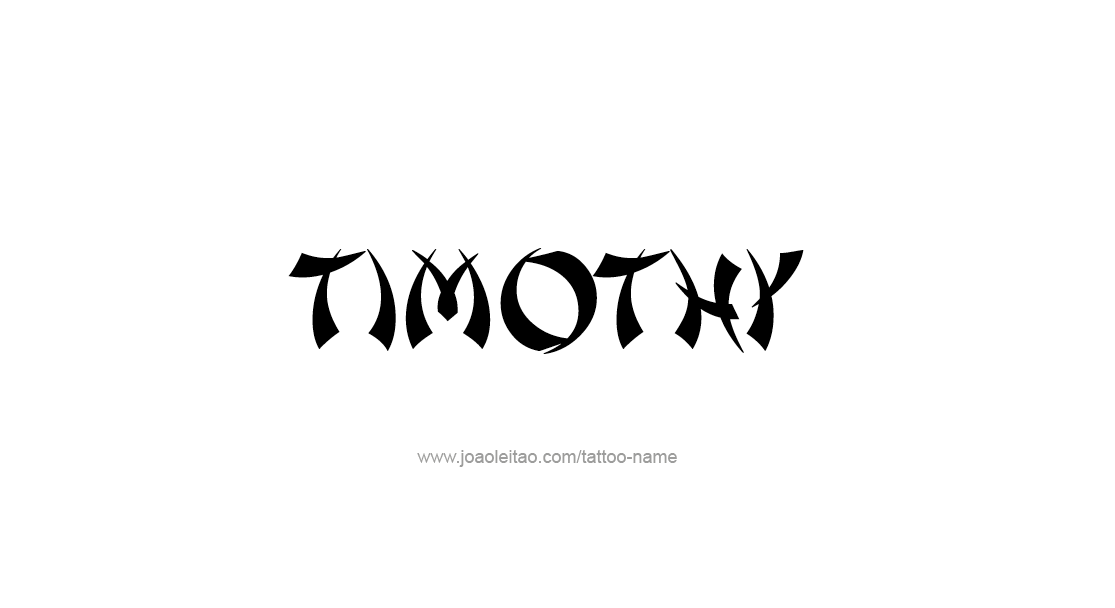 Tattoo Design  Name Timothy