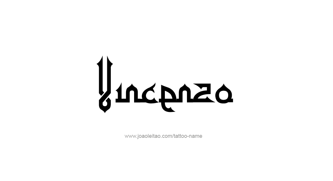 Tattoo Design  Name Vincenzo   